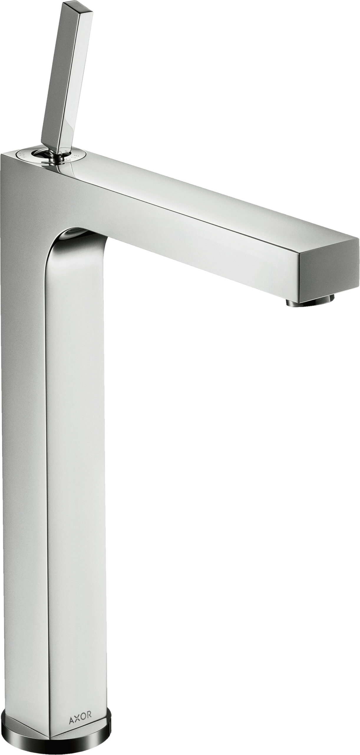 Single lever basin mixer 280 with pin handle for wash bowls with pop-up waste set