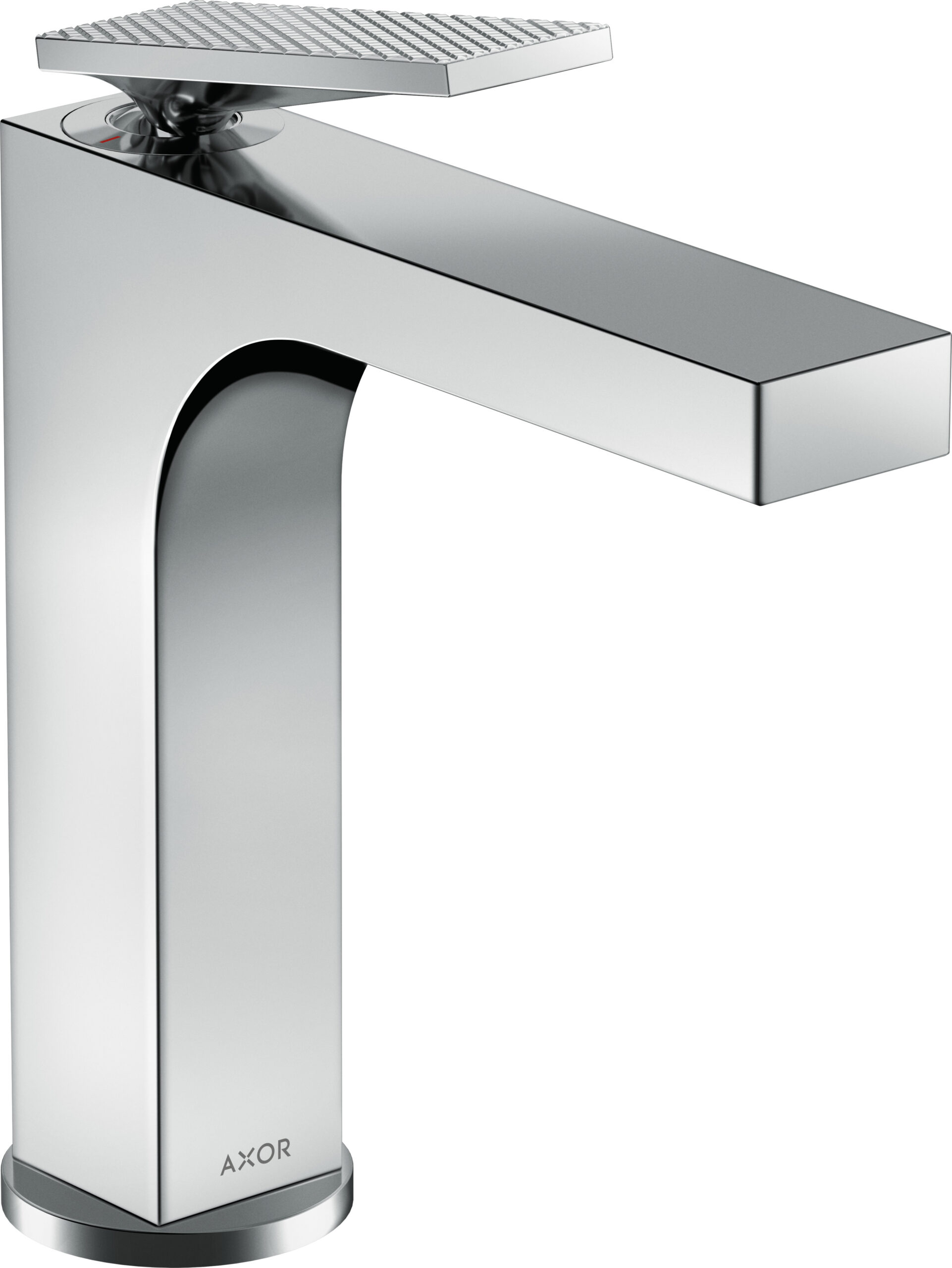 Single lever basin mixer 160 with lever handle and waste set – rhombic cut