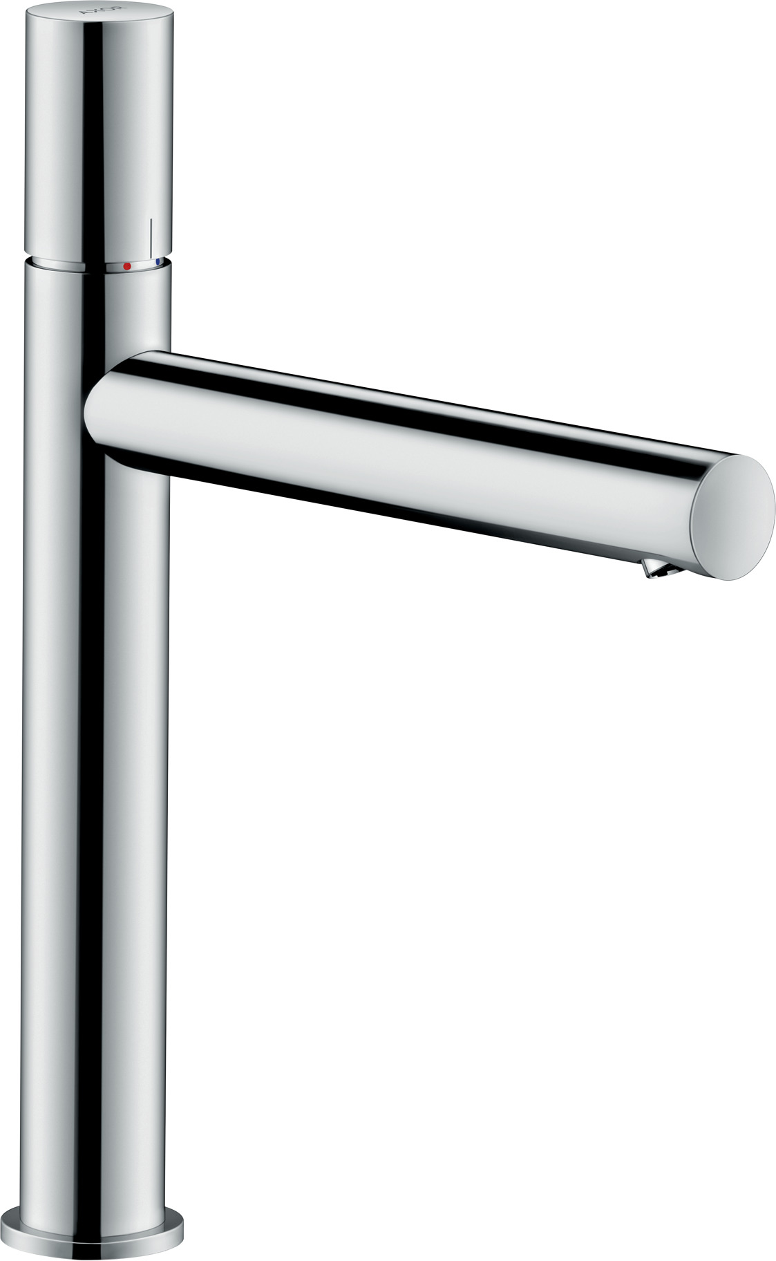 Single lever basin mixer 200 with zero handle for wash bowls and waste set