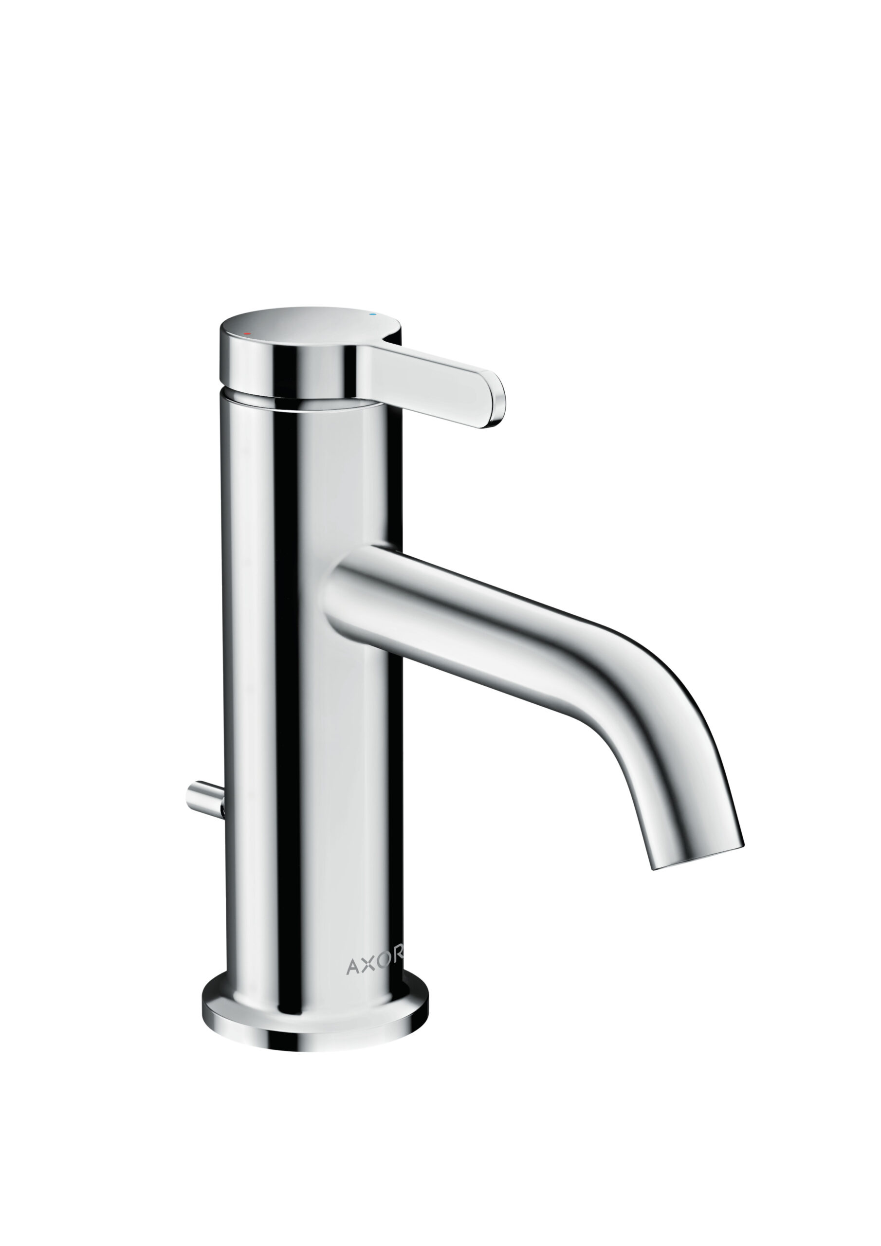 Single lever basin mixer 70 with lever handle and pop-up waste set