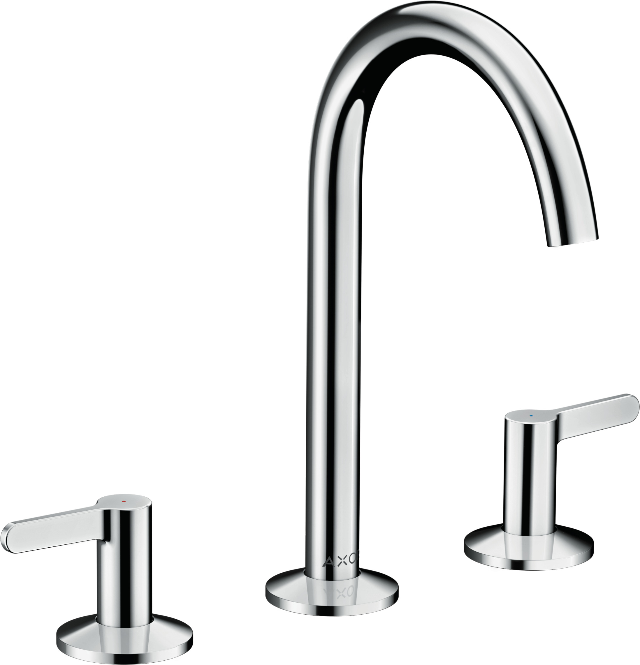 3-hole basin mixer 170 with push-open waste set