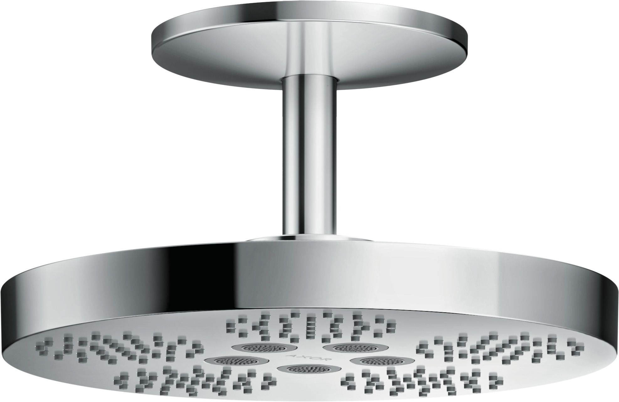 Overhead shower 280 2jet with ceiling connection