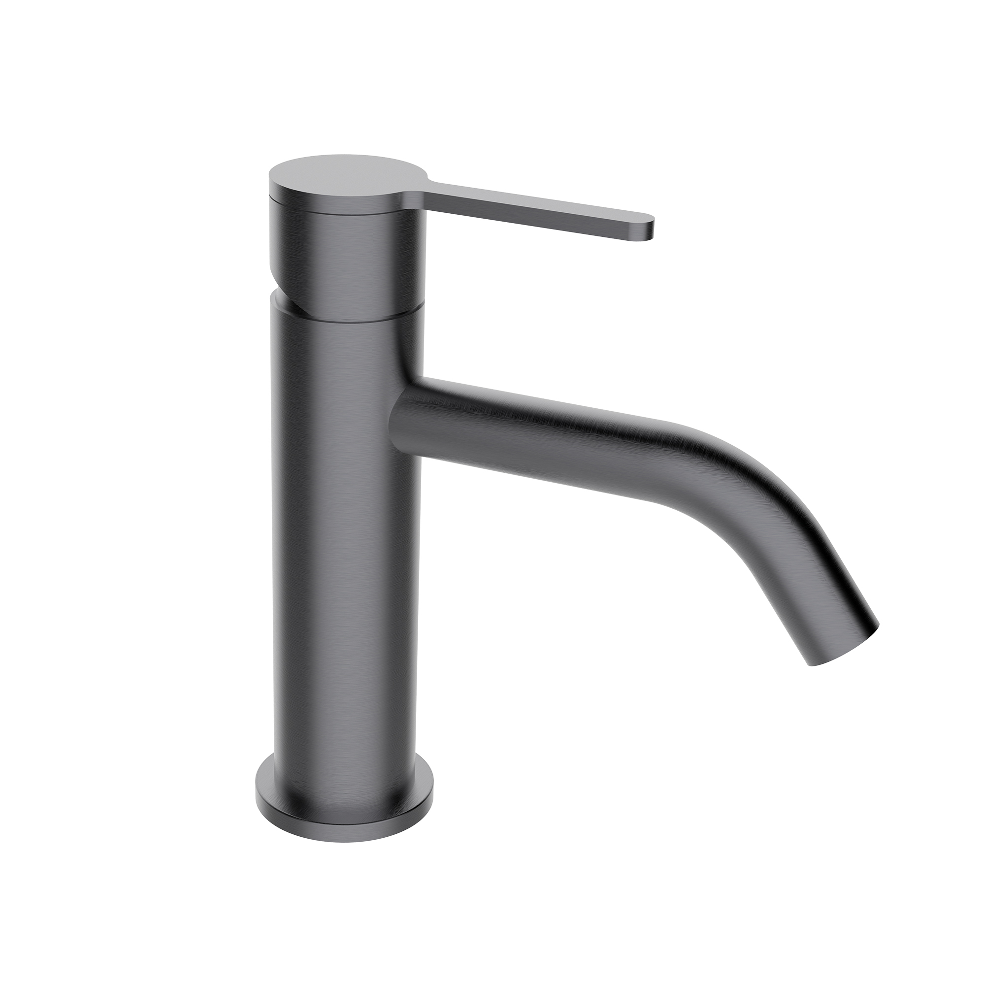 Single-lever basin mixer with aerator and flexible hoses 3/8″ >350mm.