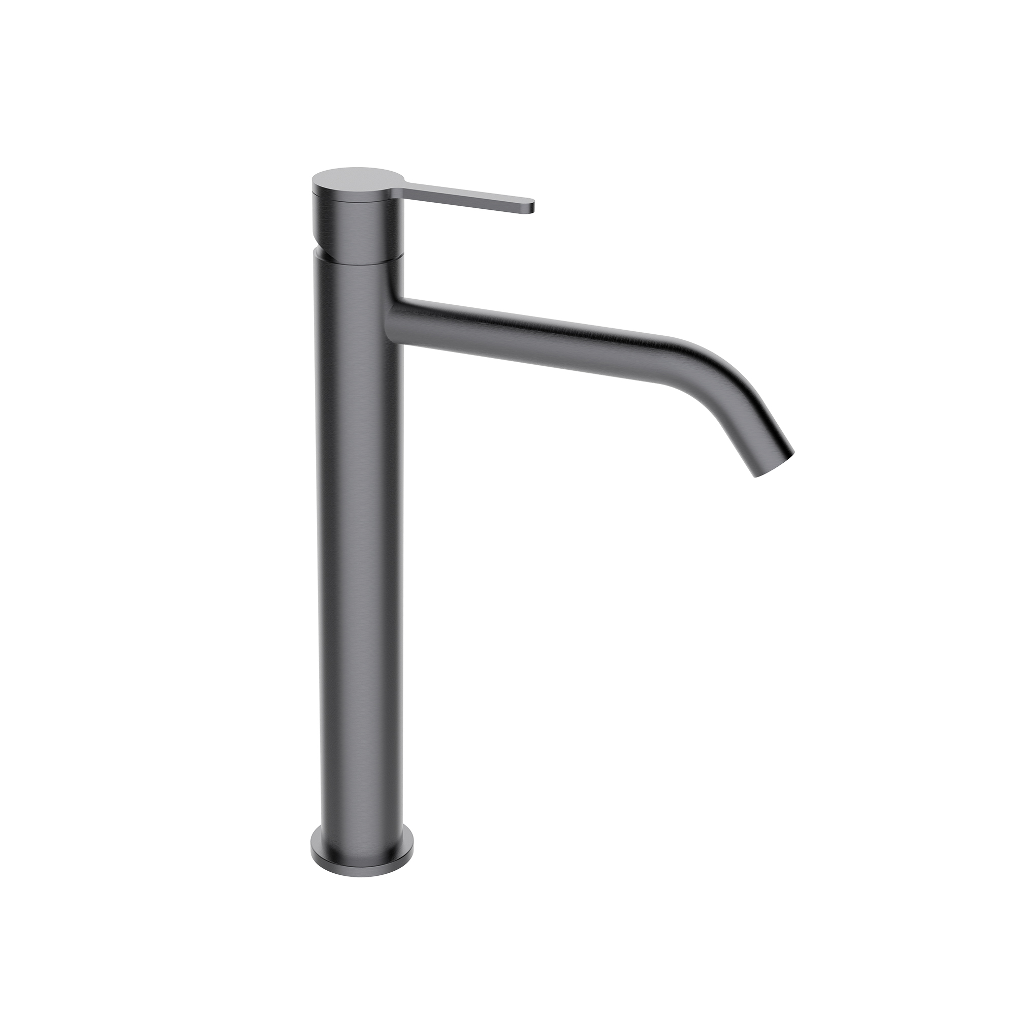 Single-lever basin mixer with aerator and flexible hoses 3/8″ >350mm.