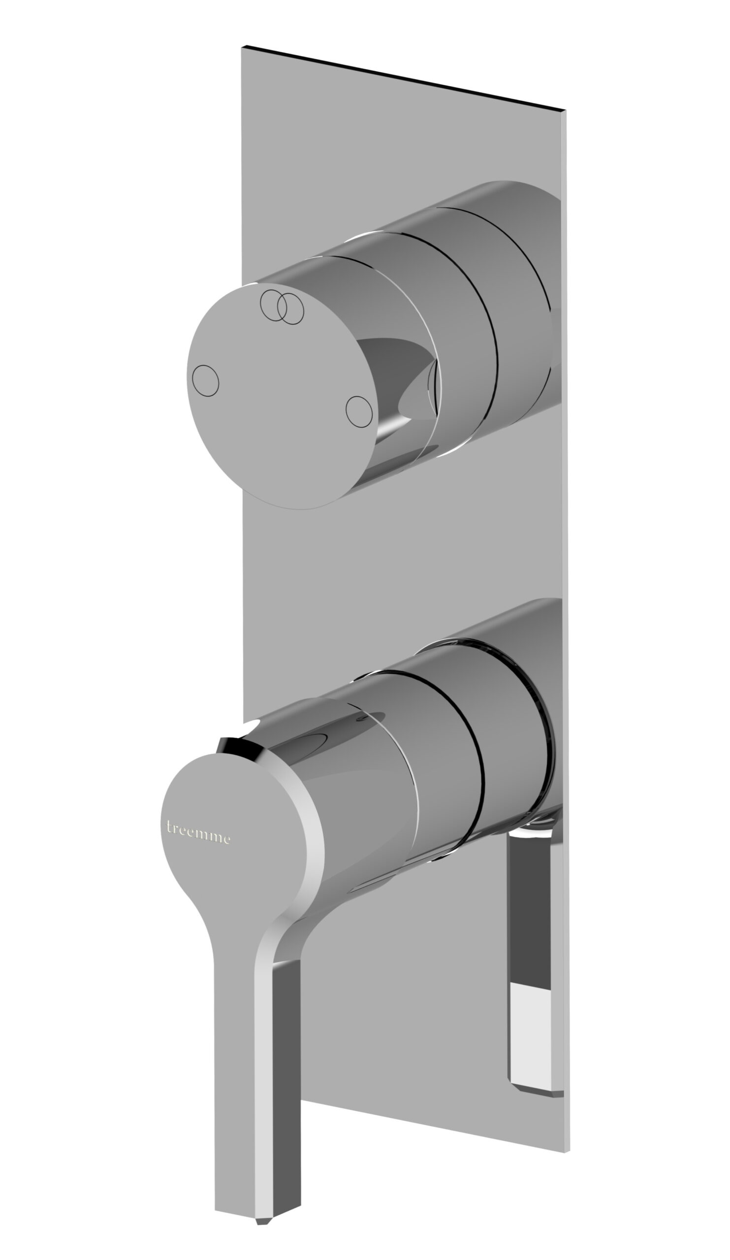 Concealed mixer with 2 ways diverter