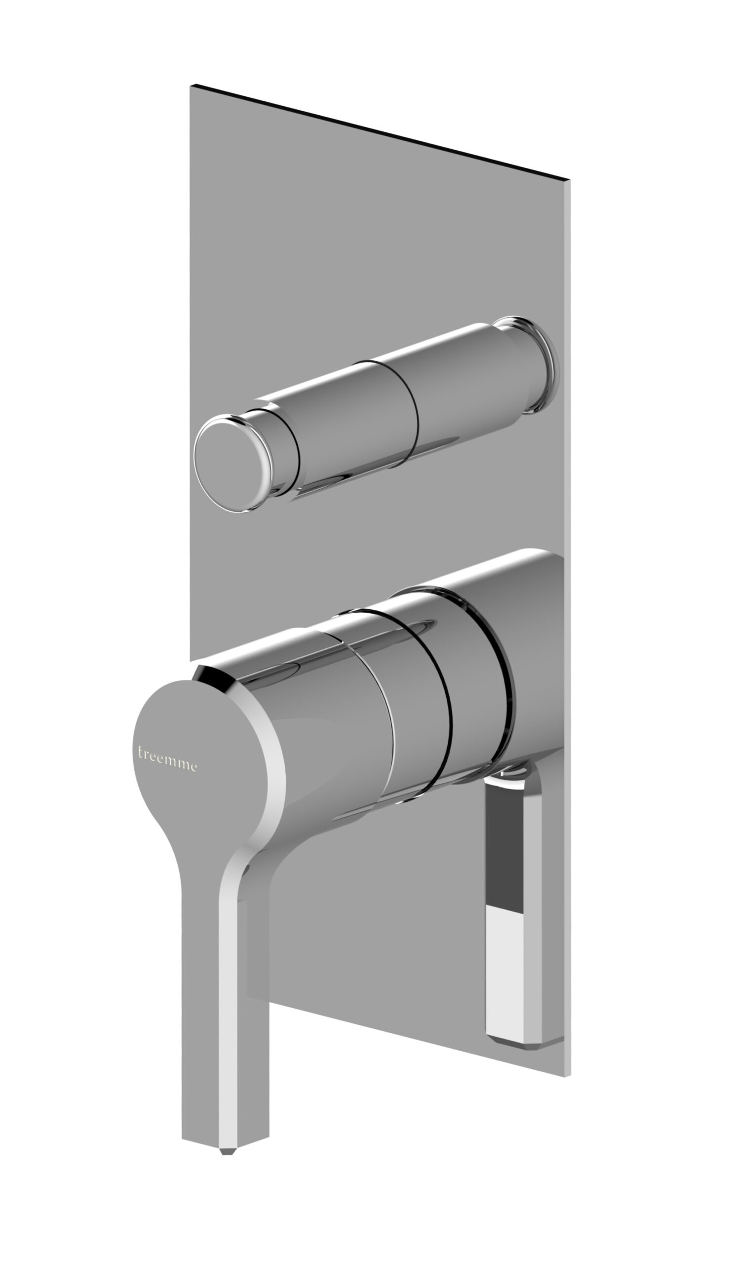 Concealed bath/shower mixer with diverter