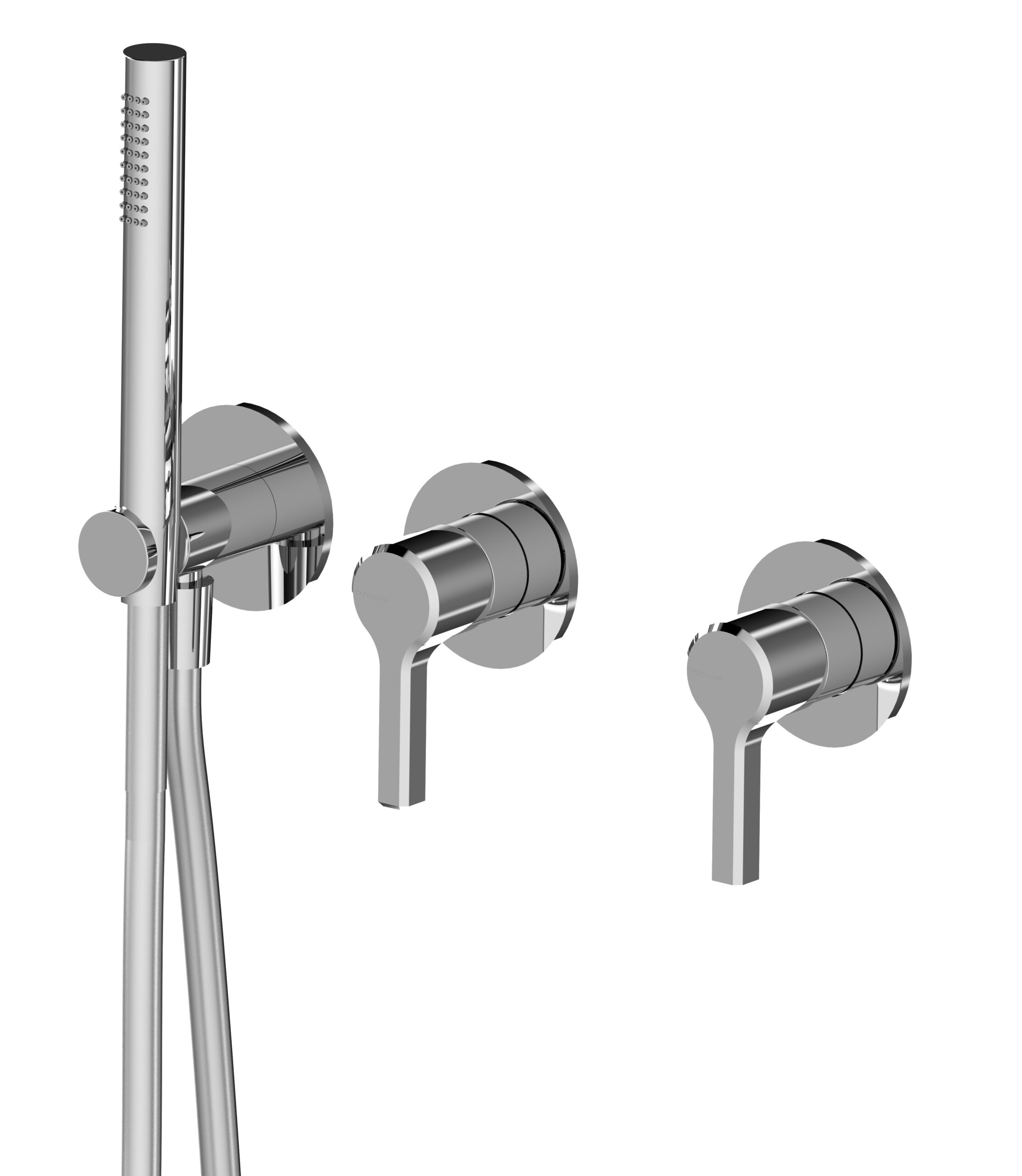 Concealed bath/shower mixer