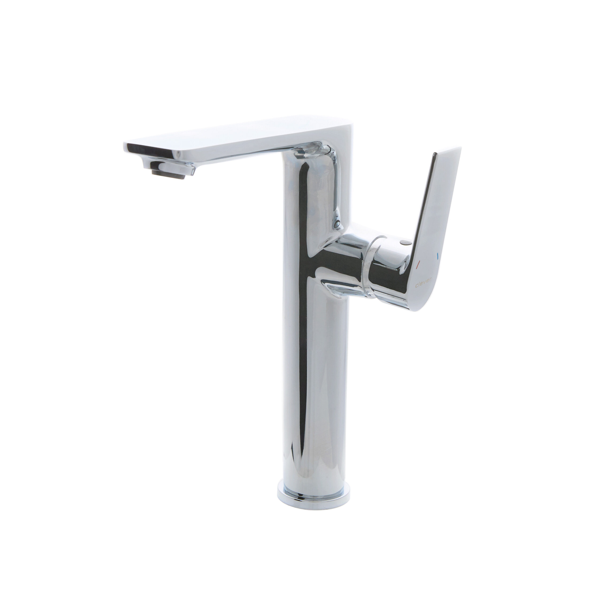 Single-lever basin mixer with aerator and flexible hoses 3/8″ >350mm.
