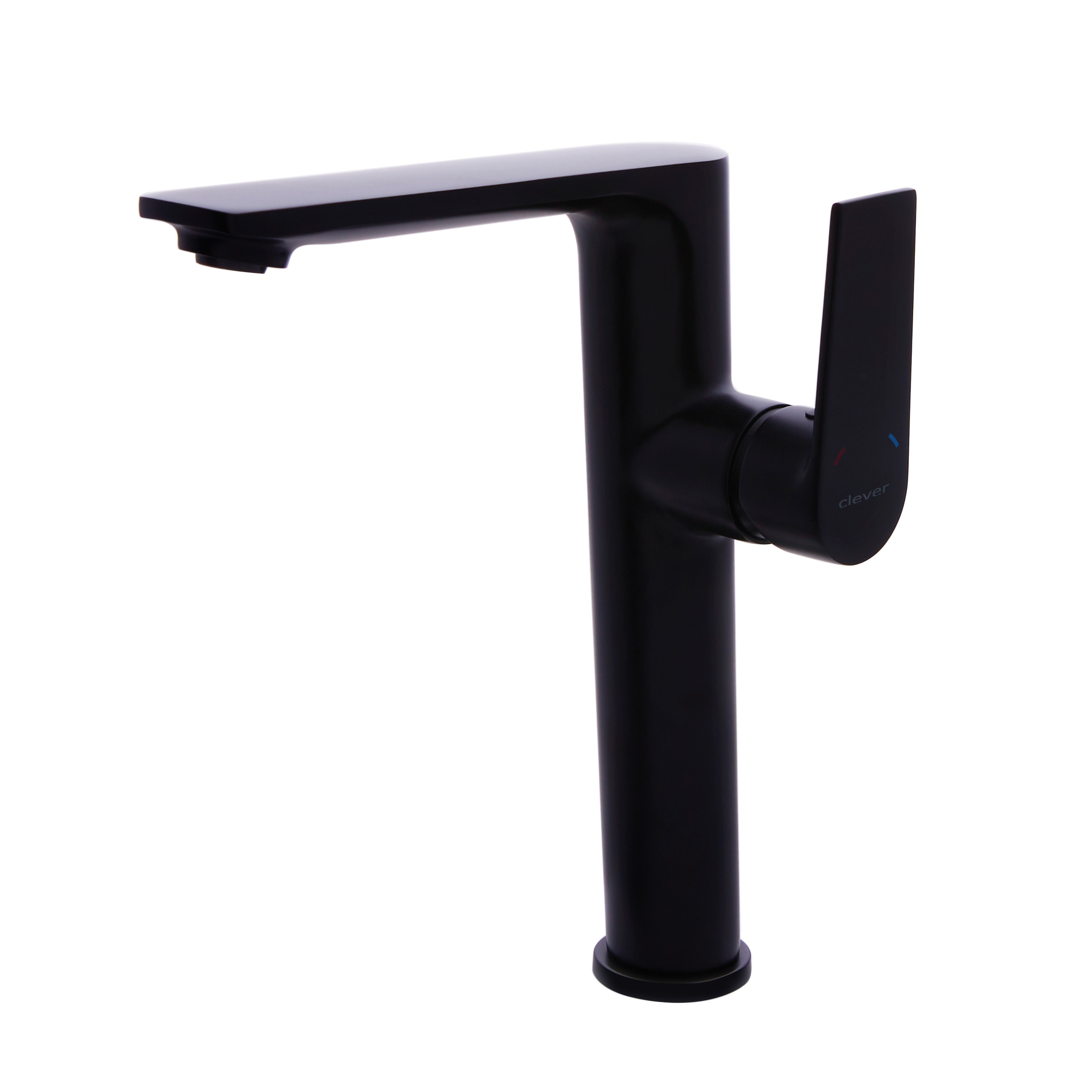 Single-lever basin mixer with aerator and flexible hoses 3/8″ >350mm.