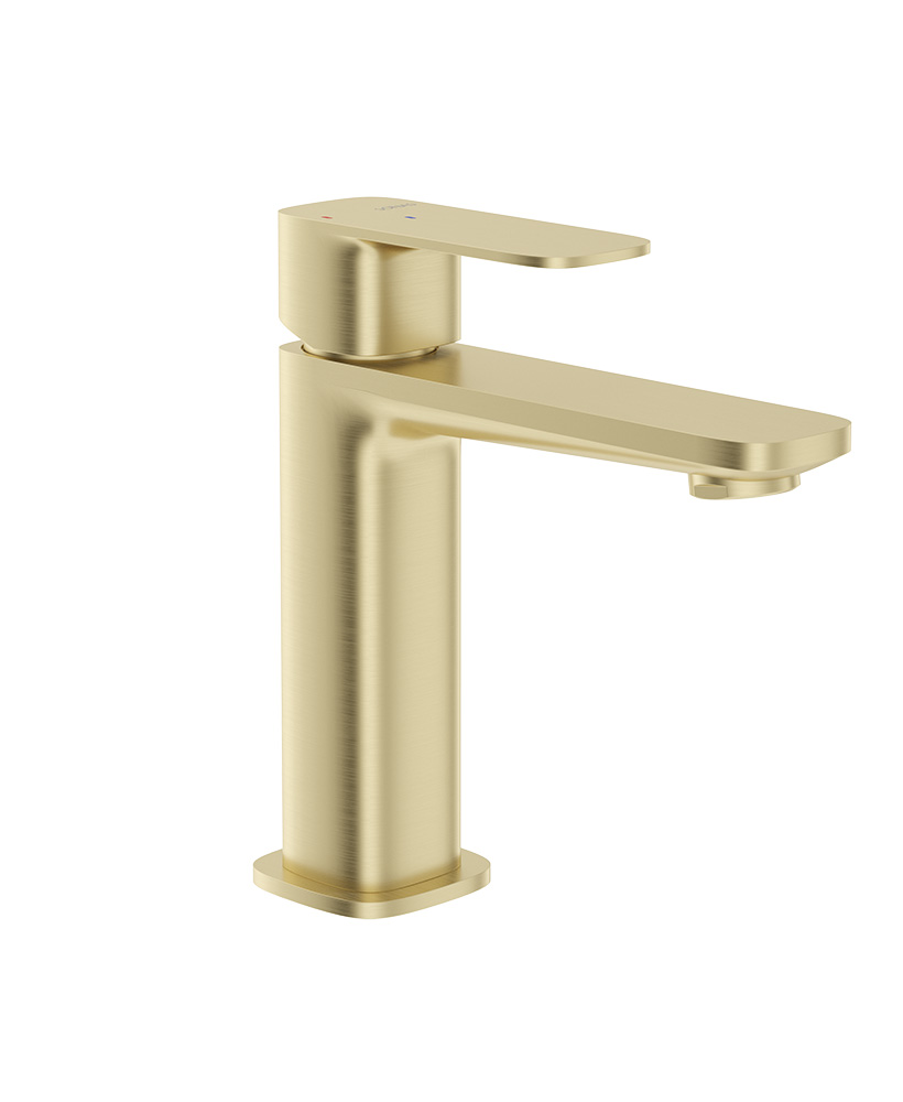 INEZ Basin Mixer Brushed Gold