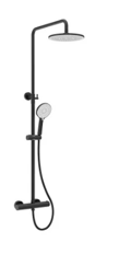 AlitaThermostatic shower kit matt Black
