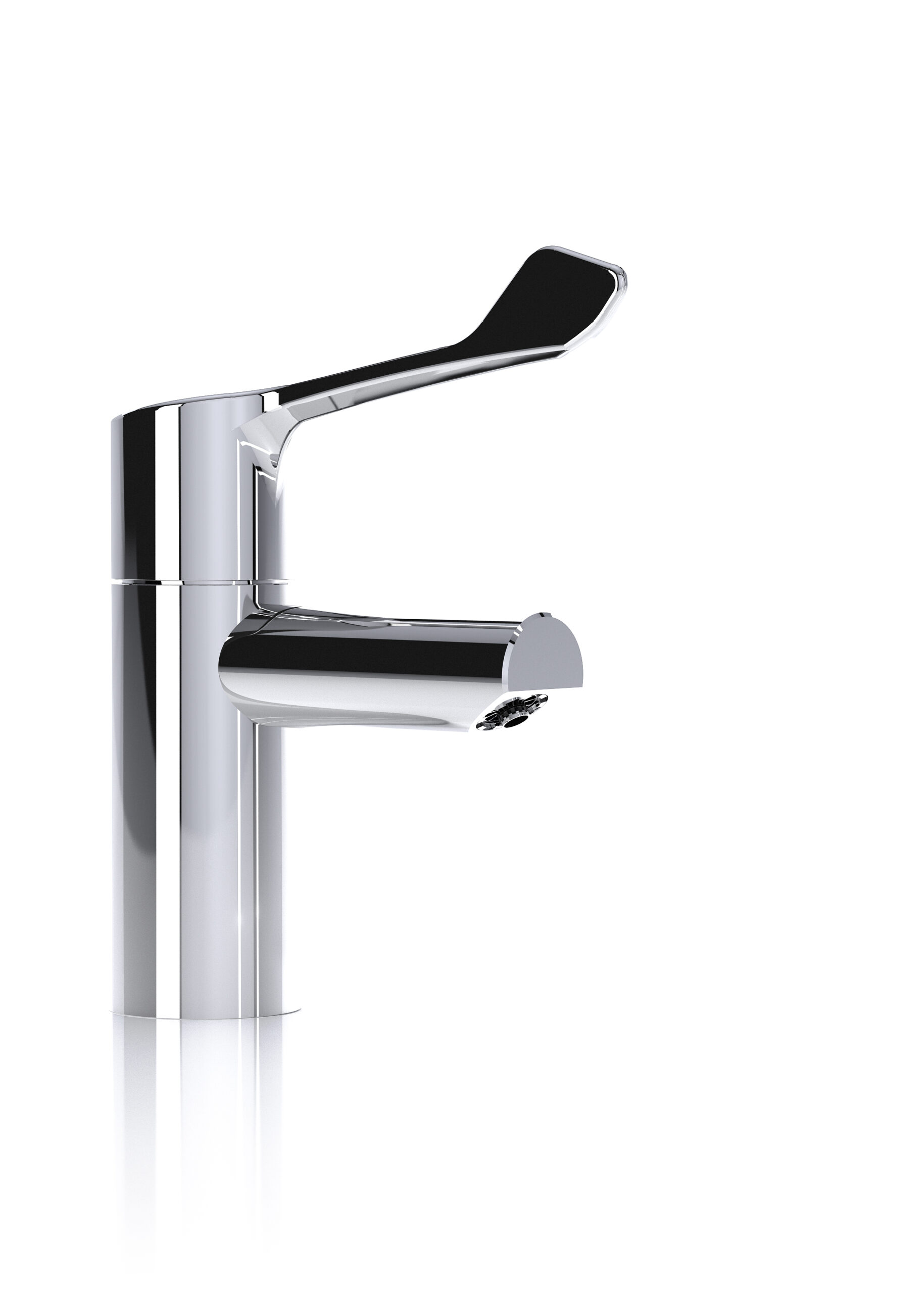INTATHERM SAFE TOUCH TMV3 THERMOSTATIC BASIN MIXER TAP WITH COPPER TAILS