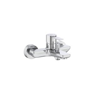 Wall-mounted bath-shower mixer