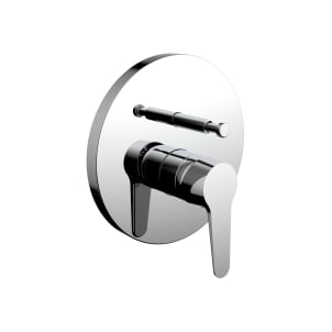 Concealed bath-shower mixer
