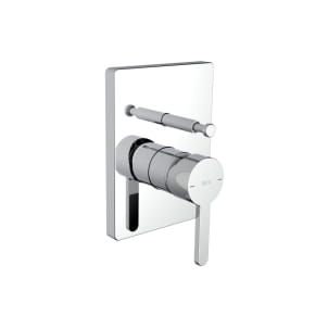 Built-in bath-shower mixer square