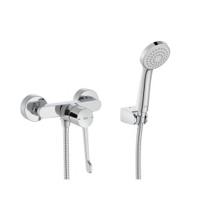 Shower mixer with accessories