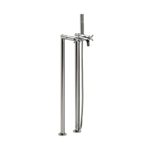 Bath-shower mixer with column & accessories