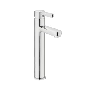 High neck basin mixer w/click clack