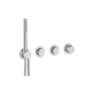 Switch built-in thermostatic mixer 2 ways w/handshower kit (outlet A)