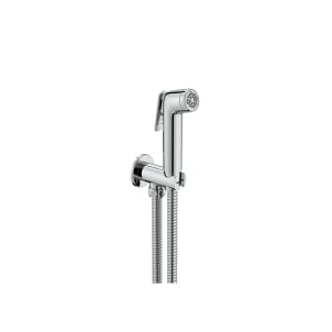 Bidet shower kit (1 outlet). Includes hand-shower, wall bracket-water supply with auto-stop and 1.2 m metallic flexible hose