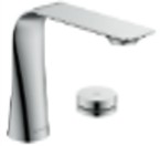 2-hole electronic basin mixer M with built-in power supply chrome