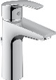 Single lever basin mixer M with pull-rod