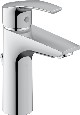 Single lever basin mixer M with pull-rod FreshStart
