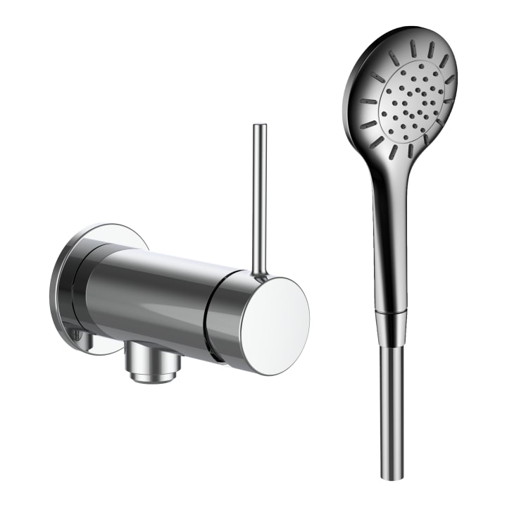 TWINPLUS SLIM CONC. SHOWER MIXER FOR SIMIBOX 1POINT COMPL.