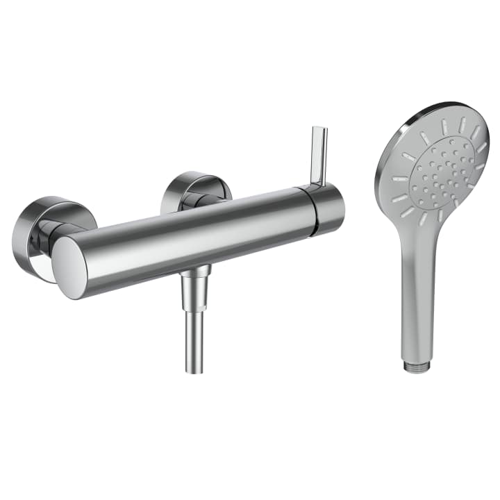 MEDA SHOWER MIXER WITH FITTINGS WITH ACCESSORIES FD150MM