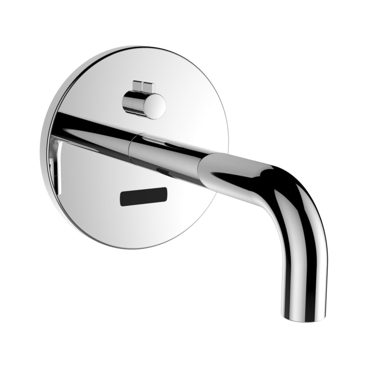 Concealed electronic basin mixer with battery, with IR sensors, projection 175 mm, fixed spout, for Simibox Standard & Simibox Light