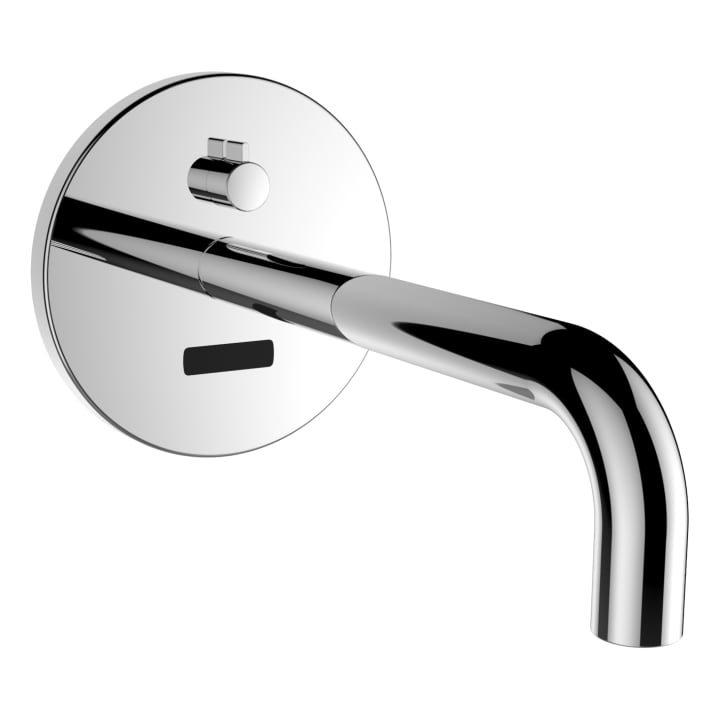 Concealed electronic basin mixer with battery, with IR sensors, projection 225 mm, fixed spout, for Simibox Standard & Simibox Light