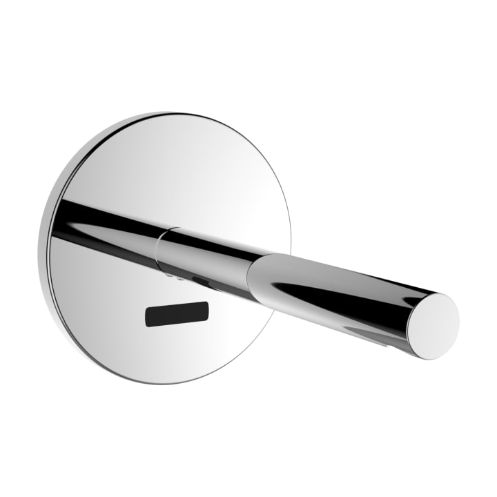 Concealed electronic basin faucet with mains adapter, with IR sensors, for cold or mixed water, projection 200 mm, fixed spout, for Simibox Standard & Simibox Light