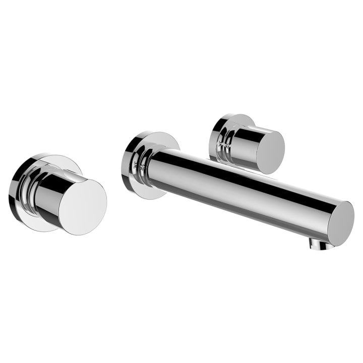 Concealed wall-mounted basin mixer, projection 180 mm, fixed spout