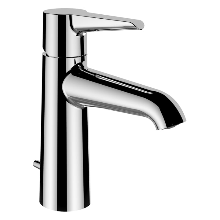 Basin mixer, Eco , projection 110 mm, fixed spout, with pop-up waste