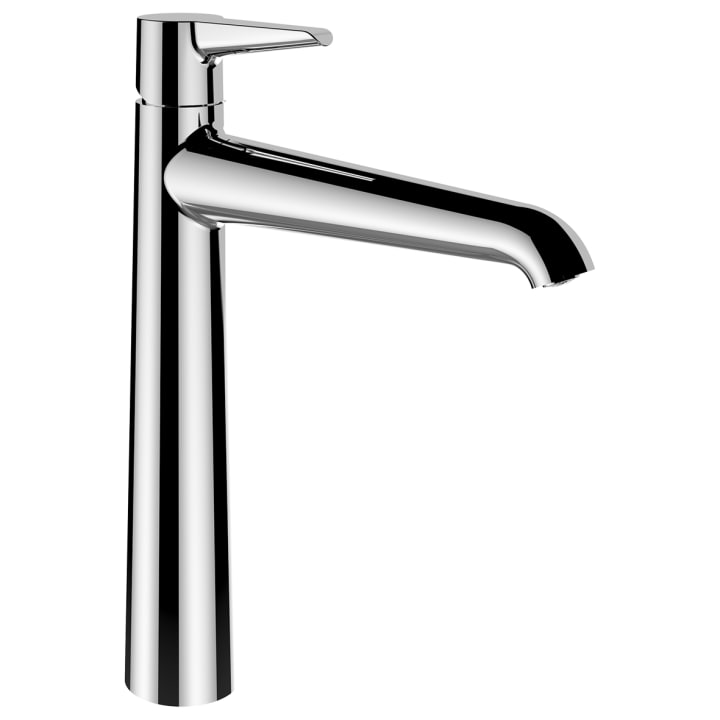 Column basin mixer, projection 190 mm, fixed spout, without pop-up waste