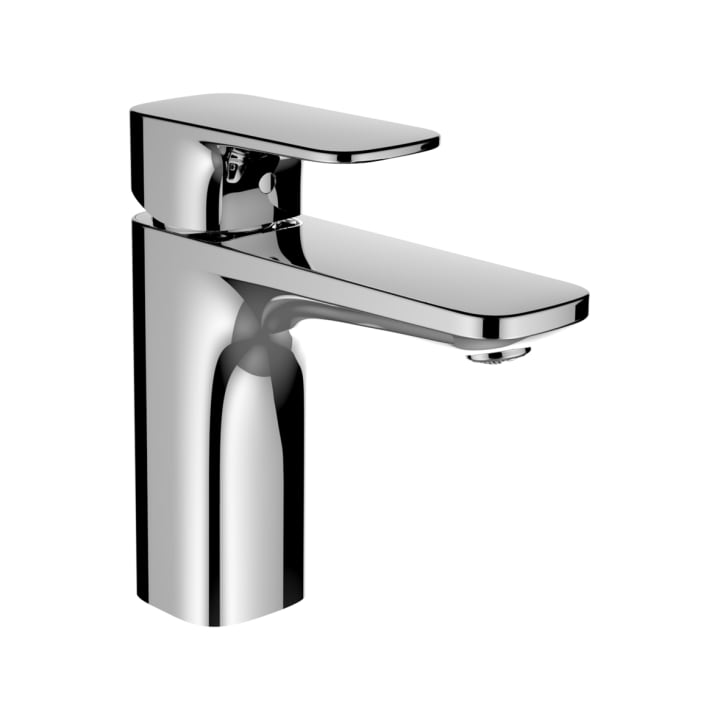 Basin mixer, projection 115 mm, fixed spout, without pop-up waste