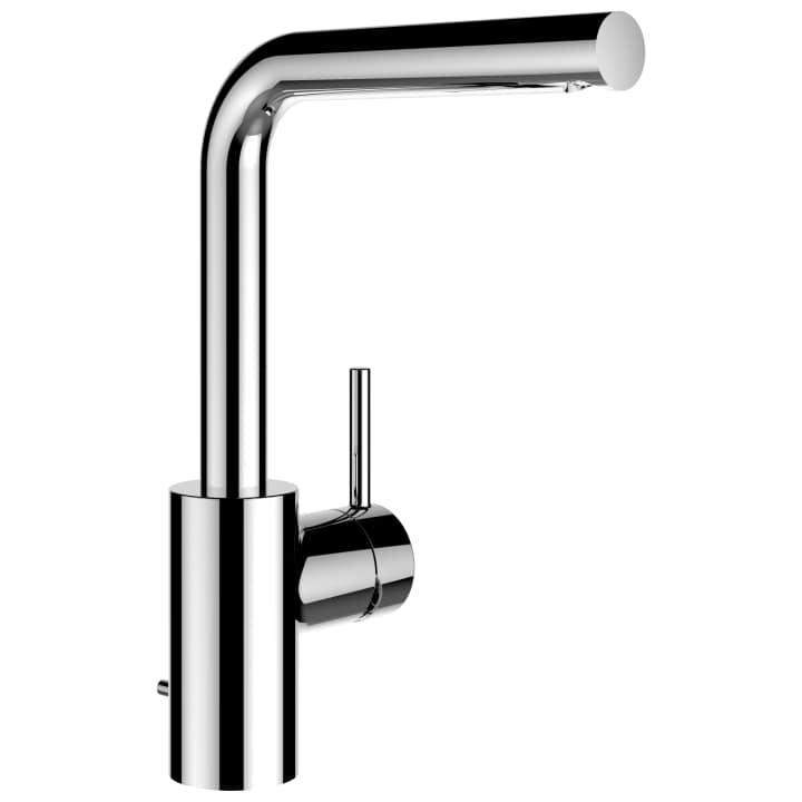 Basin mixer, Eco , projection 160 mm, swivel spout, with pop-up waste