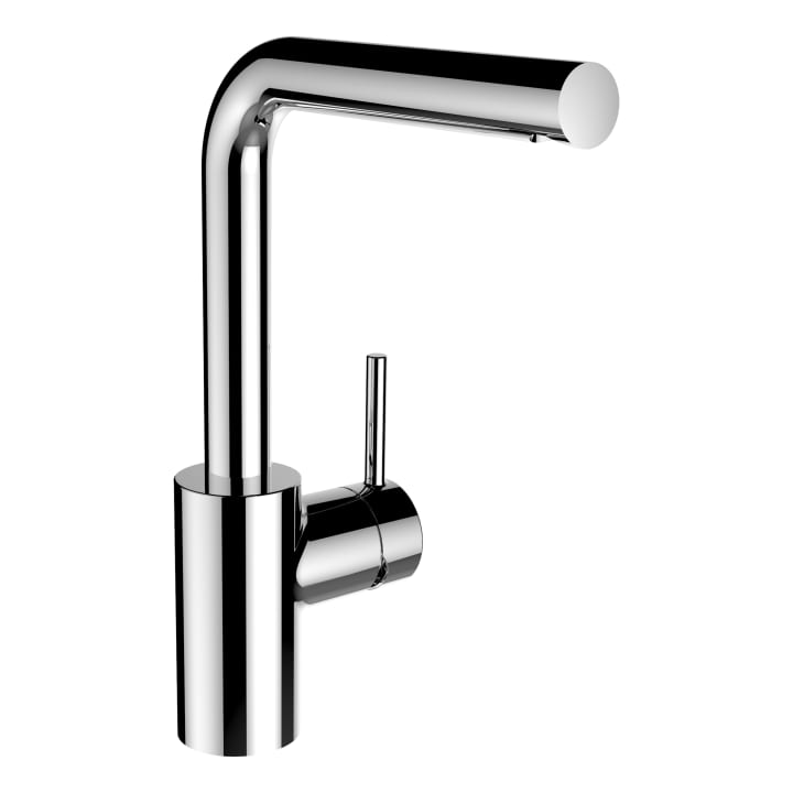 Basin mixer, Eco , projection 160 mm, swivel spout, without pop-up waste