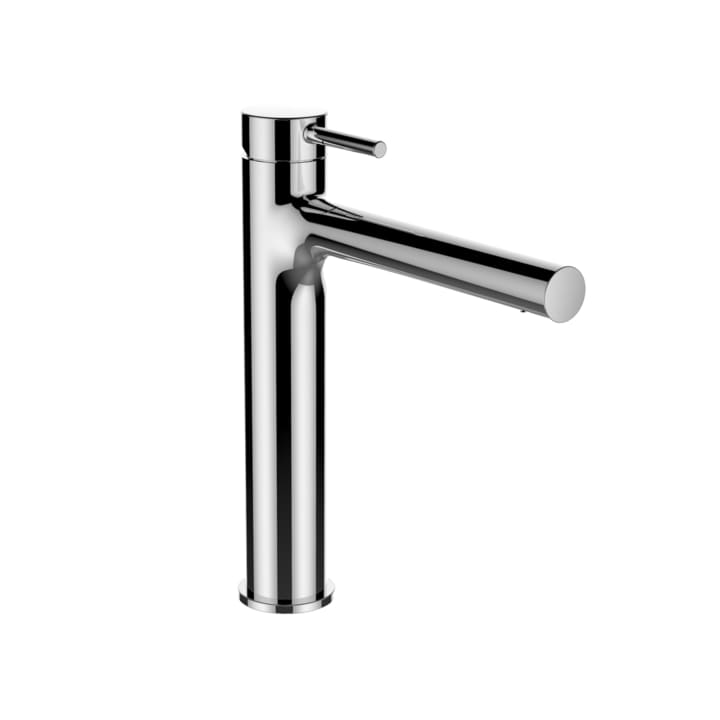 Column basin mixer, projection 180 mm, fixed spout, without pop-up waste