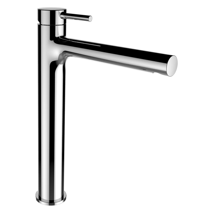 Column basin mixer, projection 180 mm, fixed spout, without pop-up waste