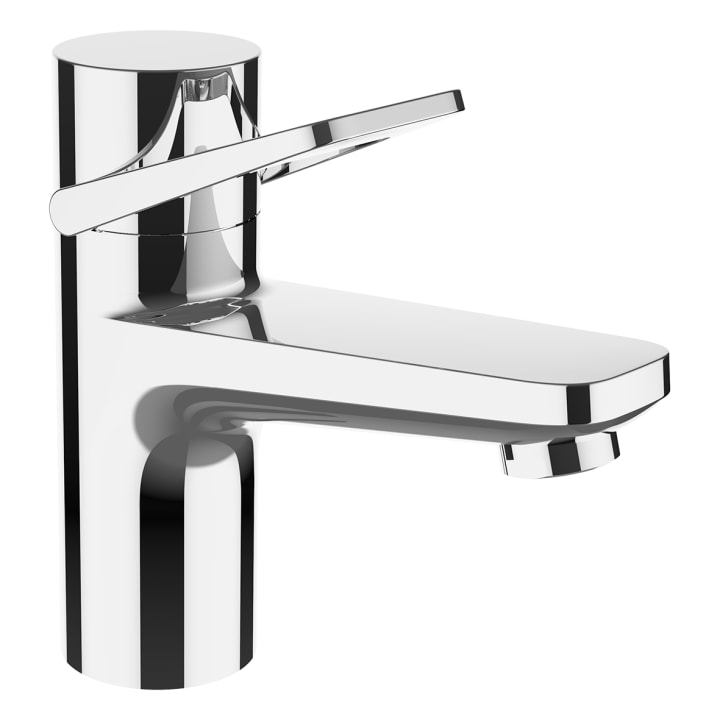 Basin mixer, projection 115 mm, fixed spout, without pop-up waste