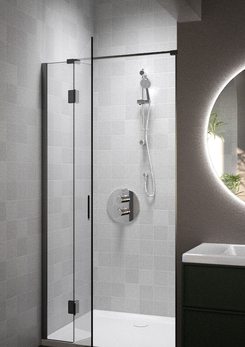 ENZO CONCEALED SINGLE
OUTLET THERMOSTATIC
SHOWER WITH FLEXIBLE
RISER KIT MULTI FUNCTION
HANDSET AND WALL ELBOW