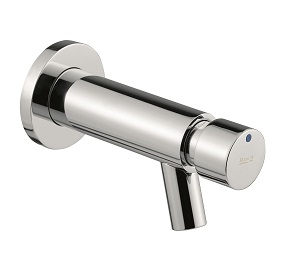 Self-closing basin tap