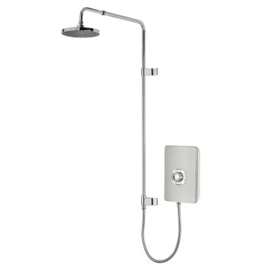 COLLECTION 2 BRUSHED STEEL 9.5KW WITH CHROME UNIQ KIT