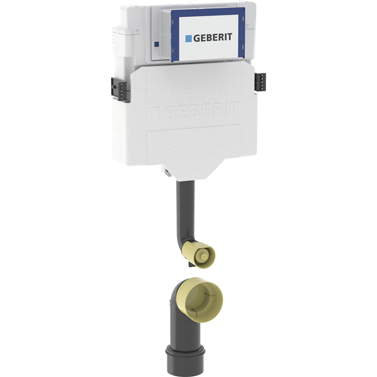 Geberit Sigma concealed cistern 12 cm, 6 / 3 litres, flush bend, plug-in, with front actuation