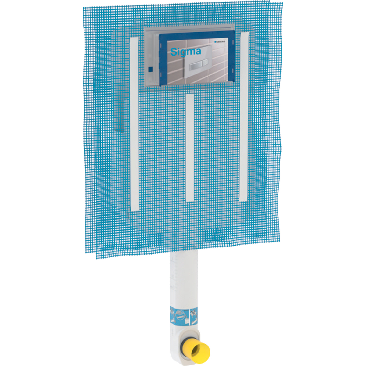 Geberit Sigma concealed cistern 8 cm, 6 / 3 litres