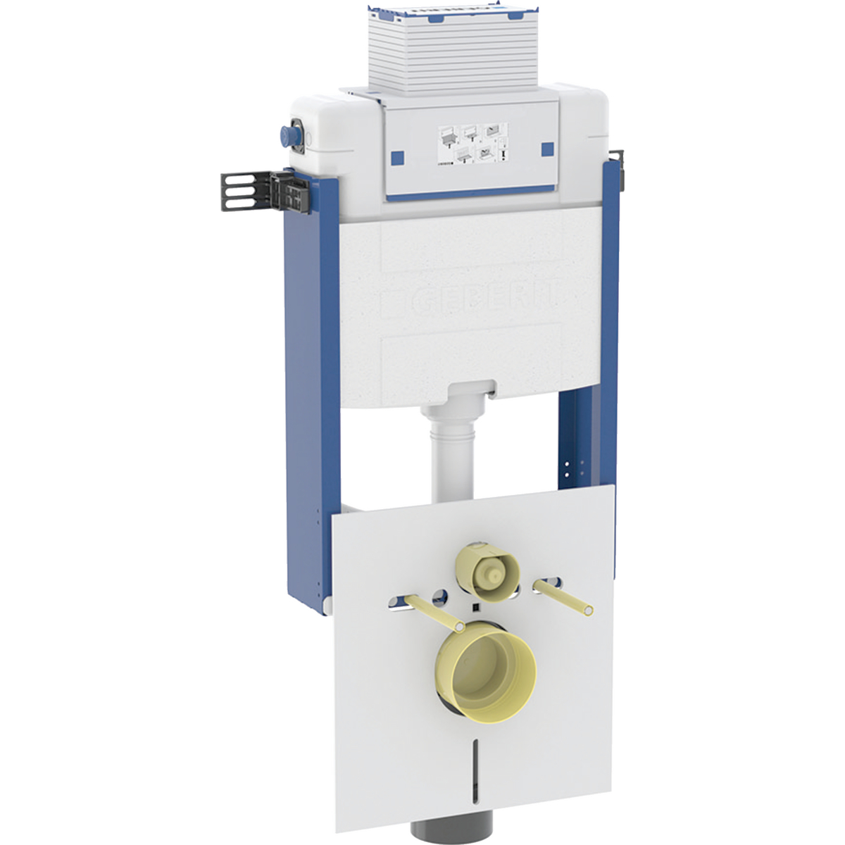 Geberit Kombifix element for wall-hung WC, 98 cm, with Omega concealed cistern 12 cm