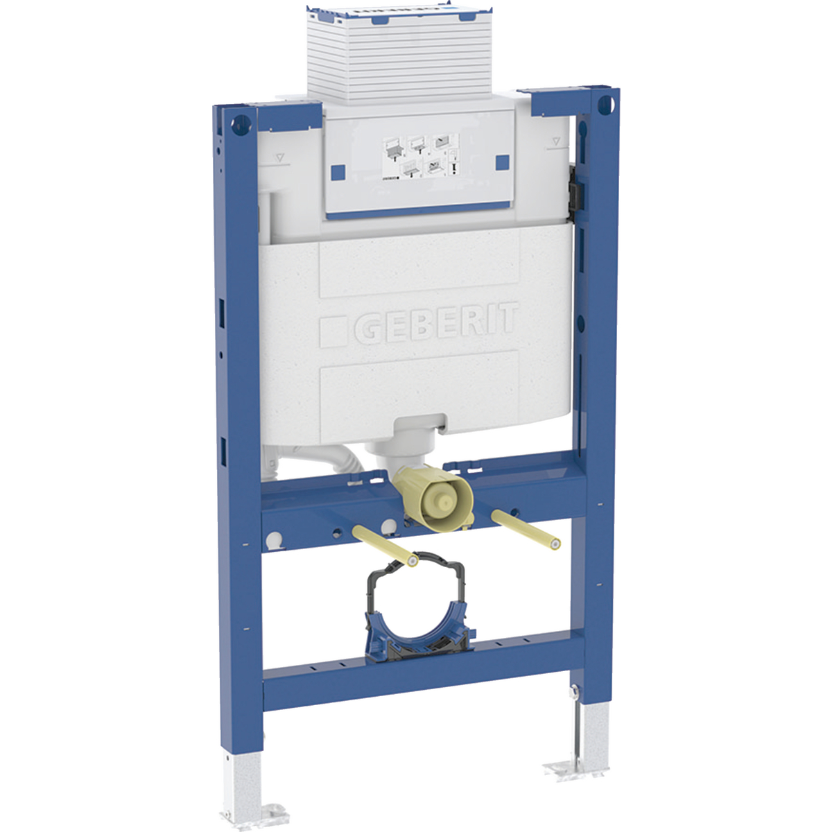 Geberit Duofix element for wall-hung WC, 82 cm, with Omega concealed cistern 12 cm