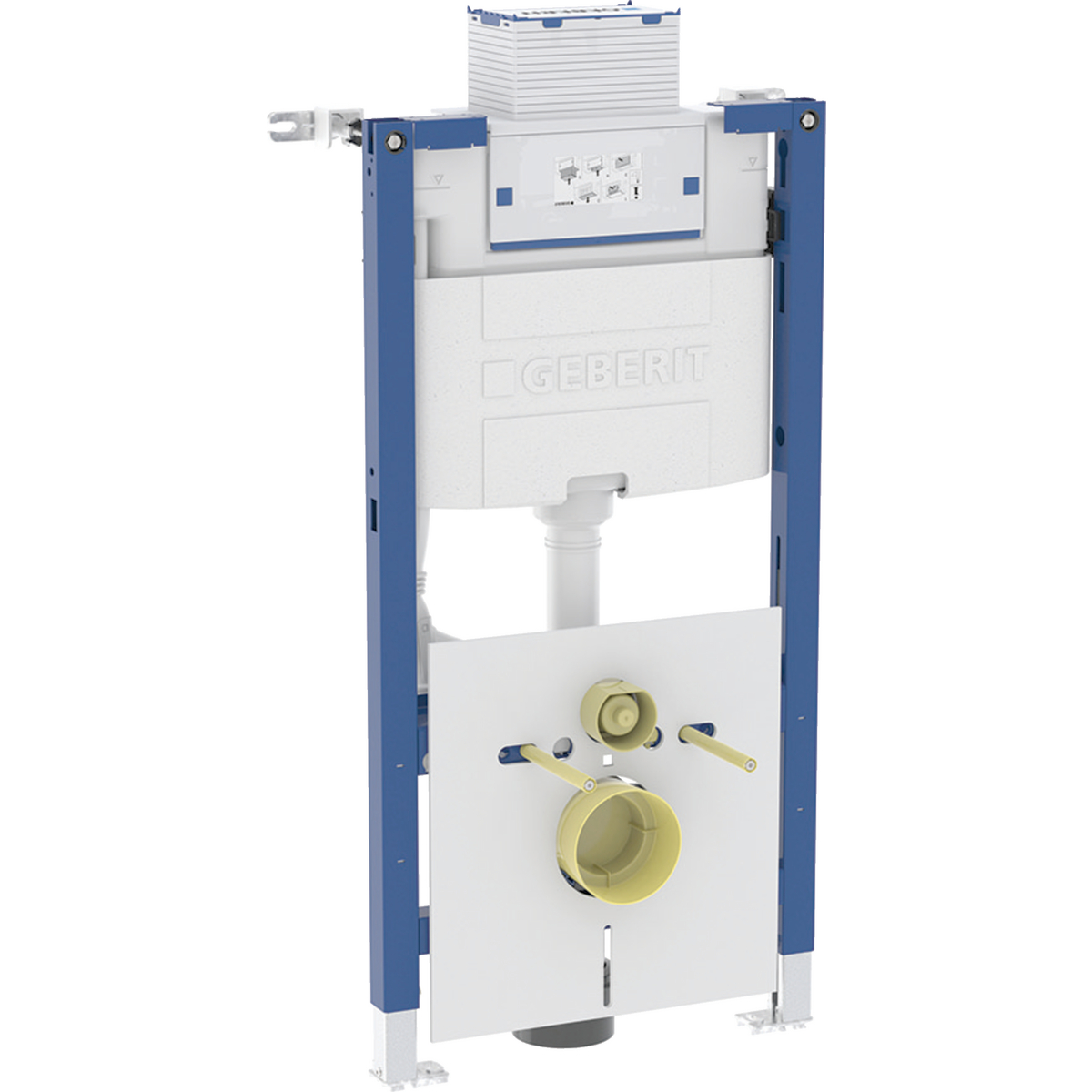 Geberit Duofix element for wall-hung WC, 98 cm, with Omega concealed cistern 12 cm
