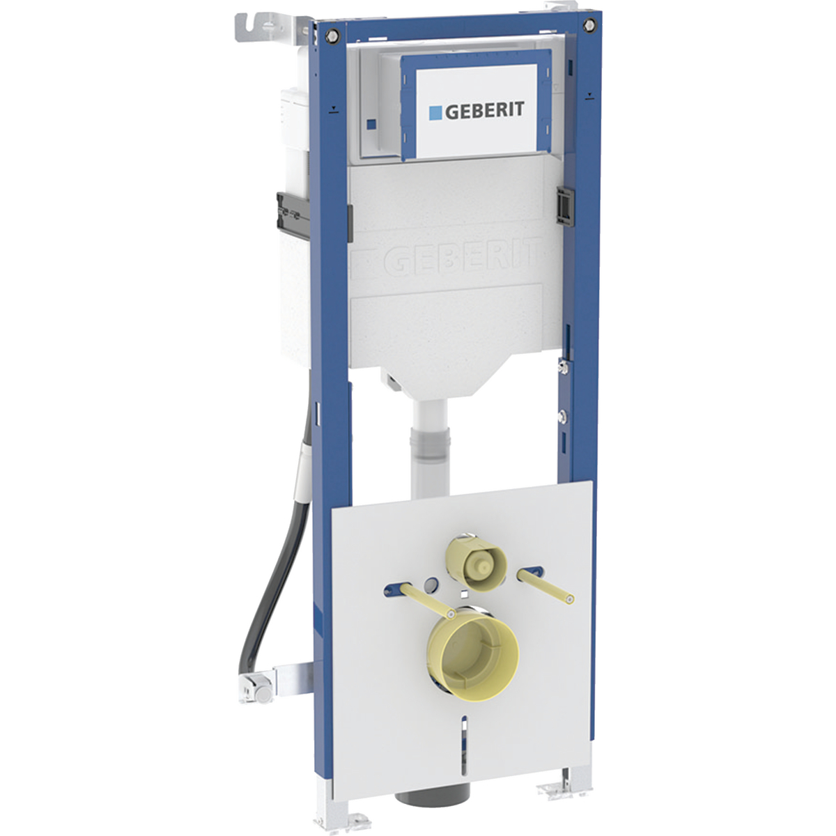 Geberit Duofix element for wall-hung WC, 112 cm, with Sigma concealed cistern 12 cm, barrier-free